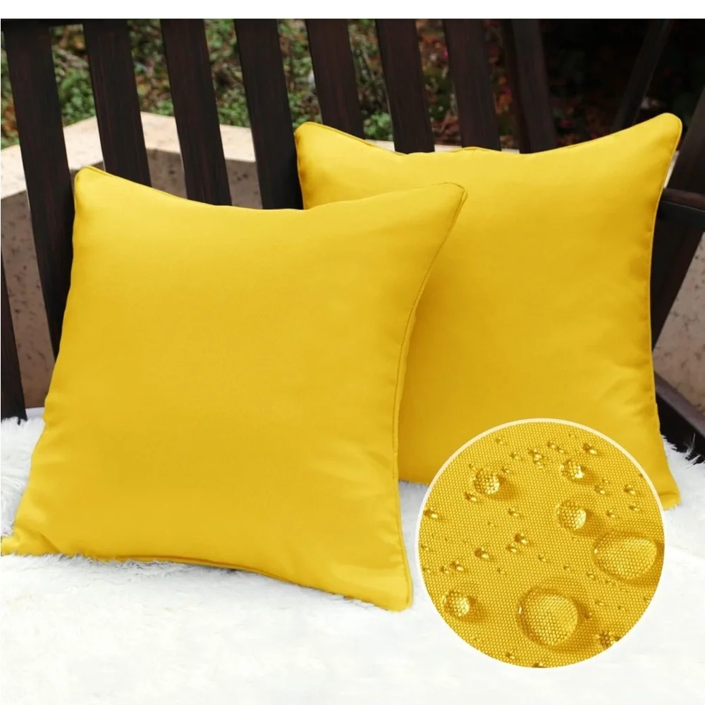 Outdoor Pillow Covers 18x18 Inch Waterproof